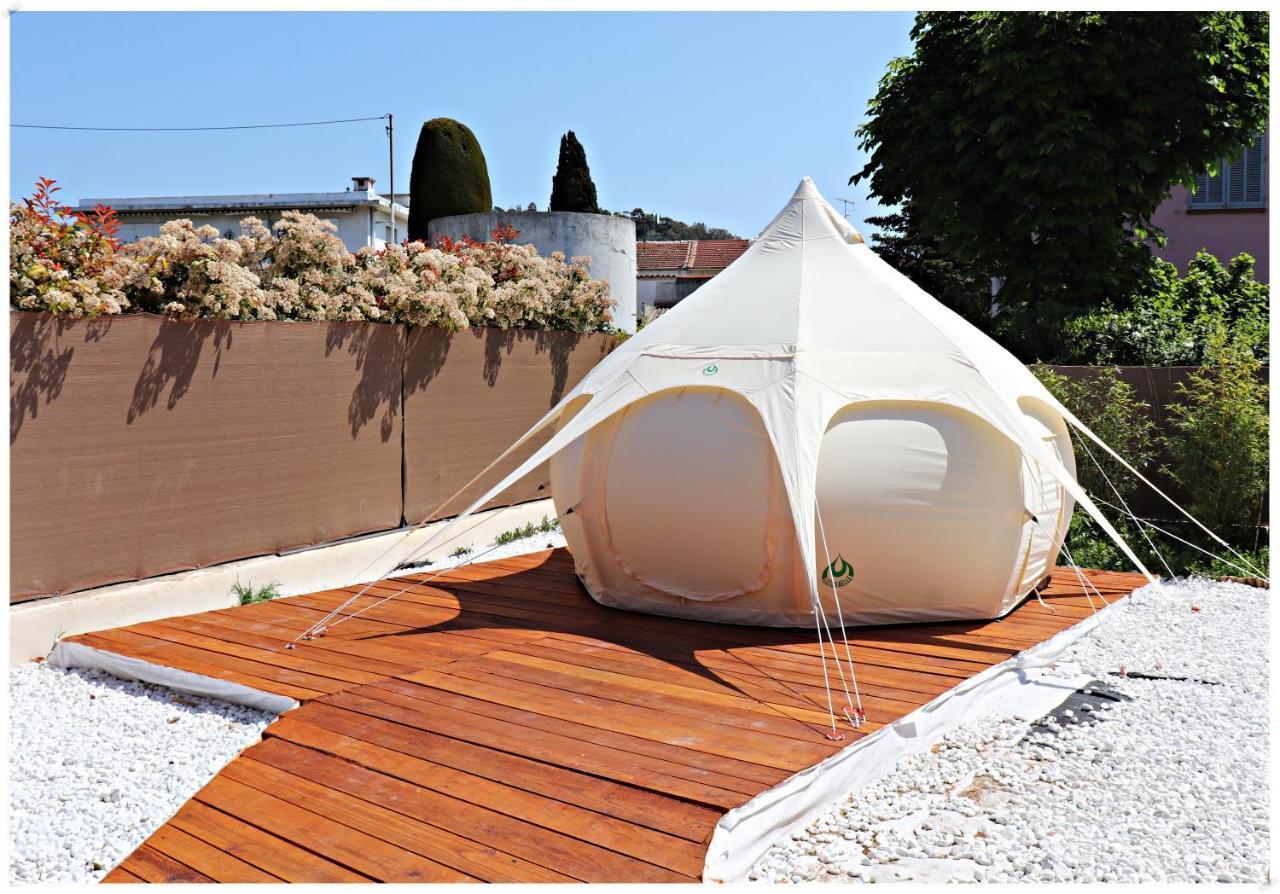 Superbe Glamping Avec Terrasse Privative 5Min Mer Cannes Zewnętrze zdjęcie
